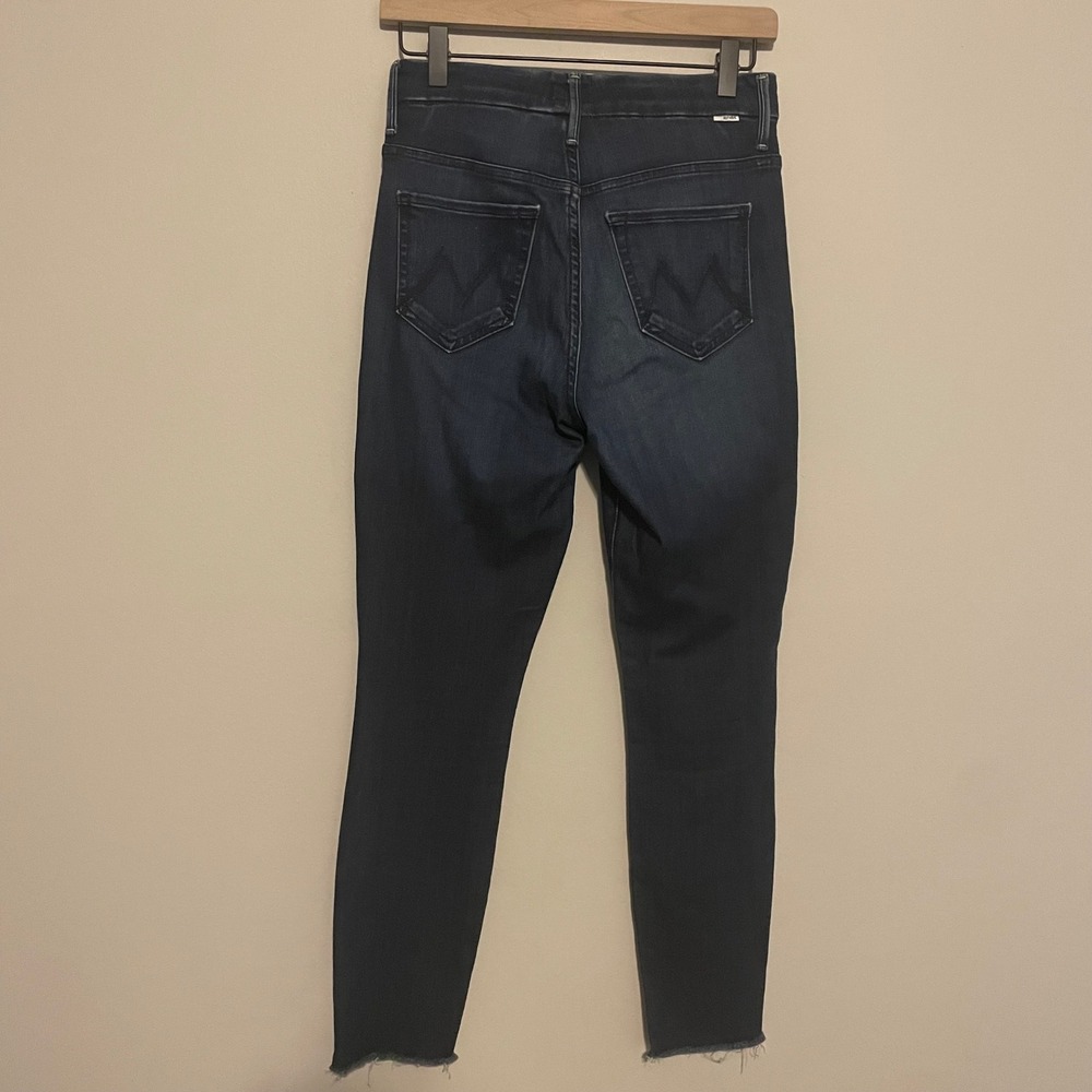 Mother jeans High Waisted‎ Looker Ankle Fray Tonuge and Chic 25 denim Classic - Picture 6 of 9